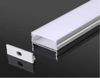 Профіль LEDTech LT-124-2 алюмінієвий накладний 10х30мм комплект